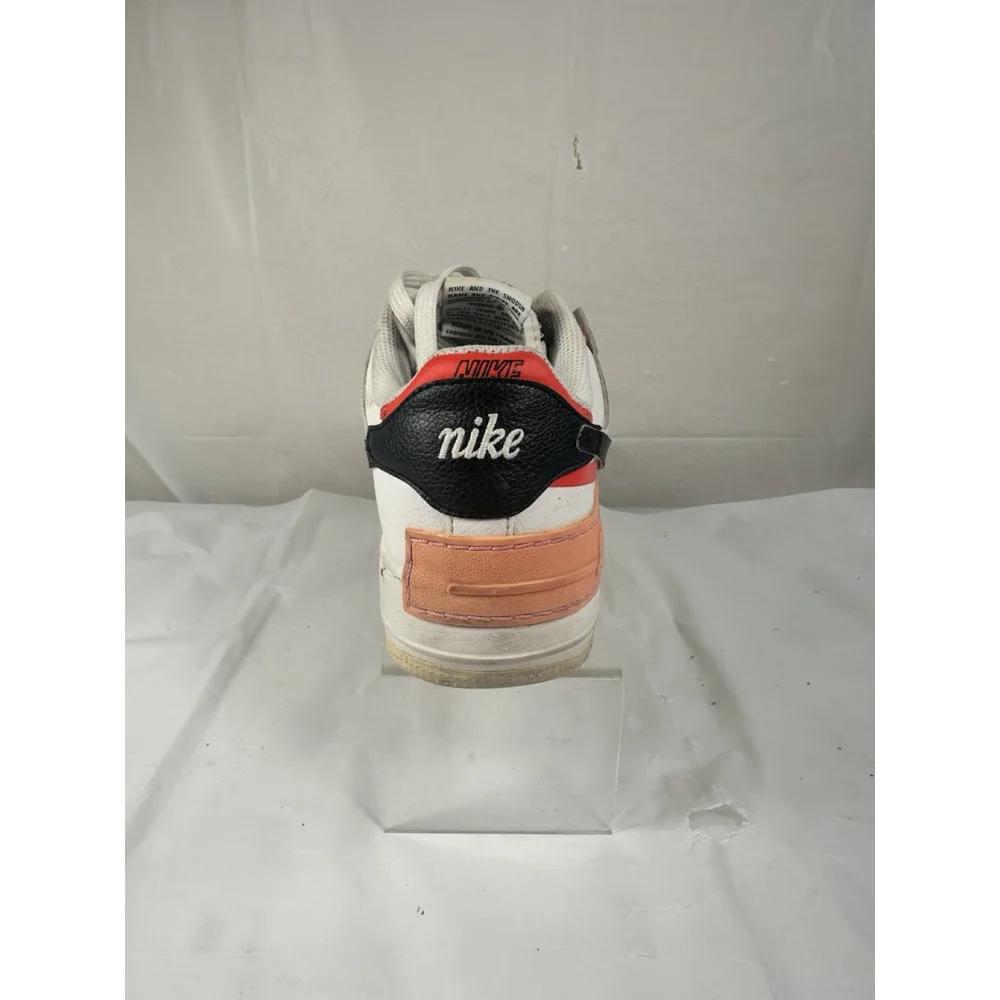 Nike Air Force 1 Shadow Women's 7 White/Multi-Color Pink Blue Shoes DH1965-100